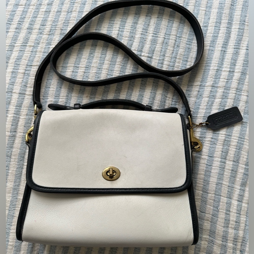 Vintage Coach court spectator bag